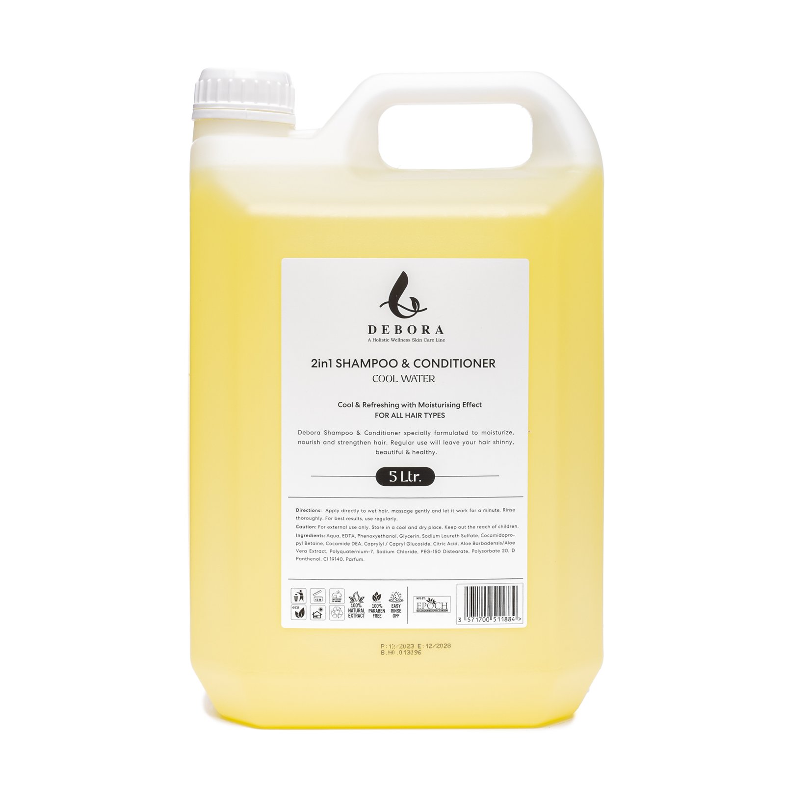 Debora Cool water 2 in 1 Shampoo & Conditioner 5L